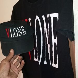 Vlone T-shirt with hat